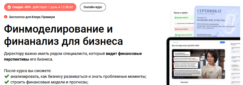 слив [Елена Аверичева, Екатерина Ярушкина] [Клерк] Финмоделирование и финанализ для бизнеса (2024)